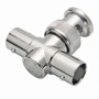 BNC Auto-Terminating (F-M-F) T Adapter, 50 Ohm