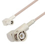 SMB Plug Right Angle to BNC Male Right Angle Cable Assembly using RG316 Coax, 3 FT