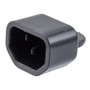 Nylon 66 Blanking Cover for IEC 60320-2-2/F Connectors, UL94V-0, Black