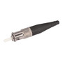 Ruggedized COTS ST Connector, Multimode Non-Locking Stainless Steel for 3mm fiber
