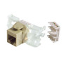 Category 5E Keystone Jack RJ45 Tool-Less EIA568A/B Ivory