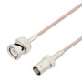 BNC Male to BNC Female Cable Assembly using RG316 Coax, 2 FT
