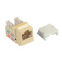 OCC Category 5E Keystone Jack 110/RJ45 EIA568A/B Ivory
