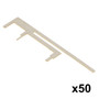 2400-2500/ 5150- 5825 MHz, 2.82/3.43 dBi, Stamped Metal AP/Router Embedded Antenna-50 Pack