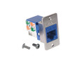 Cat5e ECF Keystone Jack 110/RJ45 EIA568A/B Blue