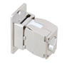 Panel Mount Category 6a Shielded Keystone Jack Tool-less w/ PoE+ Compliance