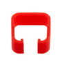 Changeable Color Ring Clip For Use With RJ45CB Style RJ45 Plug Clip Boots, Red Color, PVC, 100 Pack