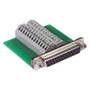 DB25 Female Connector for Field Termination with Screwless Terminal Block