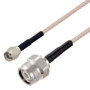 Reverse Polarity SMA Plug to TNC Male Cable Assembly using RG316 Coax, 5 FT , LF Solder