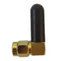 2.4 GHz 0 dBi Rubber Duck STUB Antenna - RIGID 90° RP-SMA Plug