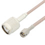 SMA Male to TNC Male Cable Assembly using RG316-DS Coax, 0.5 FT , LF Solder