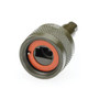 Ruggedized RJ45 Plug, Zinc-Nickel finish, for cable OD .190-.270"