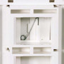 Modular Wallplate 4.7"x2.8" Dual RJ45