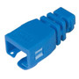 RJ45 Snap-on Strain Relief Boot- Blue, Bag 50
