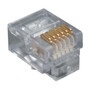 Modular Plug, RJ12 (6x6), Rectangular Entry Pkg/100