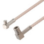 MCX Plug Right Angle to SMB Plug Right Angle Cable Assembly using RG316-DS Coax, 2 FT