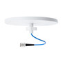 698-960 MHz/1350-2700 MHz/3300-4200 MHz Low PIM Rated H-pol Ceiling Omni DAS Antenna, 2.2-5 dBi, Low Profile, 4.3-10 Female Connector
