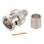 12G SDI BNC Male 75 Ohm Connector Crimp/Solder Attachment for Belden 4694R, Belden 1694A, RG6