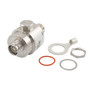 4.3-10 F/F Bulkhead Coaxial RF Surge Protector, 698MHz - 2.7GHz, DC Pass, Low PIM -173dBc