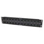 19" Rack Mount 12-Line Hi-Power Telephone/DSL/T1 Lightning Surge Protector - RJ11 Jacks