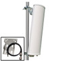 2.4 GHz 14 dBi Dual Polarized 90° MIMO Sector Antenna w/Ubiquiti® RocketM2 Mounting Kit