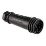 Inline Cable Connector PX0921 Series 3-Contact, Plug, 7mm-9mm Cable, Polyamide, 600 V, (Dark Grey Gland)
