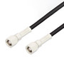 SMC Plug to SMC Plug Cable Assembly using RG174 Coax, 3 FT