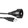 Overmoulded USB Cable, PX0840 Series USB Standard A Plug to Sealed B Plug, 2M Cable