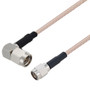 SMA Male Right Angle to SMA Male Cable Assembly using RG316 Coax, 3 FT