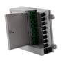 Splitter Distribution Box 8 Ports with 8 SC/APC SM Simplex Adapter and 1:8 SC/APC PLC Splitter - LCFDB-108B-P8SCA