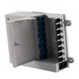 Splitter Distribution Box 8 Ports with 8 SC/UPC SM Simplex Adapter and 1:8 SC/UPC PLC Splitter