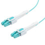 Fiber Optic Uniboot Patch Cable LC/UPC-LC/UPC Uniboot OM3 Multimode Fiber Riser Rated Jacket 3M