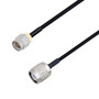 SMA Male to TNC Male Cable Assembly using LC085TBJ Coax, 1 FT