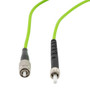 Fiber Optic Patch Cable SMA/PC-FC/PC Simplex 50/125 OM5 Multimode Fiber 3.0mm PVC Jacket 5 meters