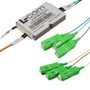 Passive CWDM, Compact Demux, 4 channel, starting at 1471nm, 20 nm spacing, 900um 1m fiber, SC-APC w/ Express Port