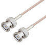 SMB Plug Right Angle to SMB Plug Right Angle Cable Assembly using RG316-DS Coax, 2 FT - LCCA31387-FT2