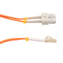 Fiber Optic Patch Cable SC/PC-LC/PC Duplex 100/140 Large Core Multimode Fiber 3.0mm PVC 5 m