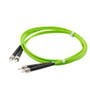 Fiber Optic Patch Cable SMA/PC-SMA/PC Duplex 50/125 OM5 Multimode Fiber 3.0mm PVC Jacket 5 meters