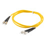Fiber Optic Patch Cable SMA/APC-SMA/APC Duplex  9.25/125 OS1 Single Mode Fiber 3.0mm PVC Jacket 5 m