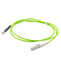 Fiber Optic Patch Cable SMA/PC-E2000/PC Simplex 50/125 OM5 Multimode Fiber 3.0mm PVC Jacket 5 meters