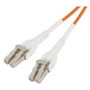 OM2 50/125, Multimode Uniboot Fiber Cable, Dual LC / Dual LC, 1.0m
