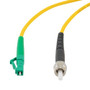 Fiber Optic Patch Cable SMA/APC-LC/APC Simplex 9.25/125 OS1 Single Mode Fiber 3.0mm PVC Jacket 5 m