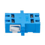 CS Dual Channel (4F) Adapter, with Flange, Blue