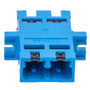 CS Dual Channel (4F) Adapter, with Flange, Blue