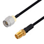 SMA Male to SMA Female Cable Assembly using LC141TBJ Coax, 1.5 FT