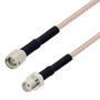SMA Male to SMA Female Cable Assembly using RG316-DS Coax, 2 FT with HeatShrink