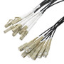 8 Strand LC/UPC to SC/UPC 62.5/125 OM1, 5.6mm Distribution Cable, 2.0mm Breakout 0.5M, LSZH - 10M