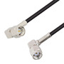 SMA Male Right Angle to Reverse Polarity SMA Male Right Angle Cable Assembly using RG174 Coax, 3 FT