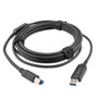 USB 3.1 Active Optical Cable, A male to B male, Backwards Compatible, PVC Jacket, 5 Meters