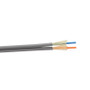 1-Meter Interval OM1 MMF 62.5/125 Duplex Fiber Cable 1.6mm OD Slate OFNP